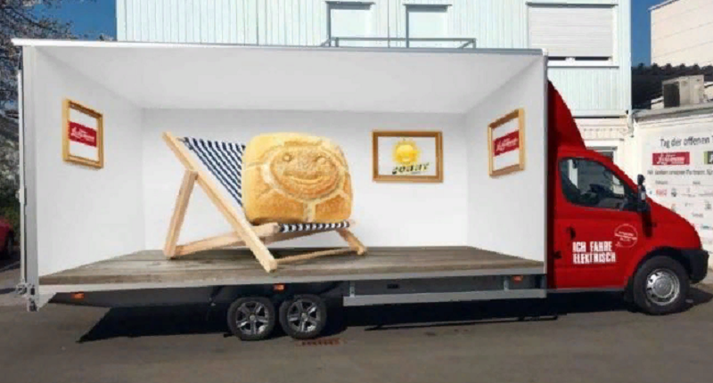 среднетоннажный фургон с электродвигателем